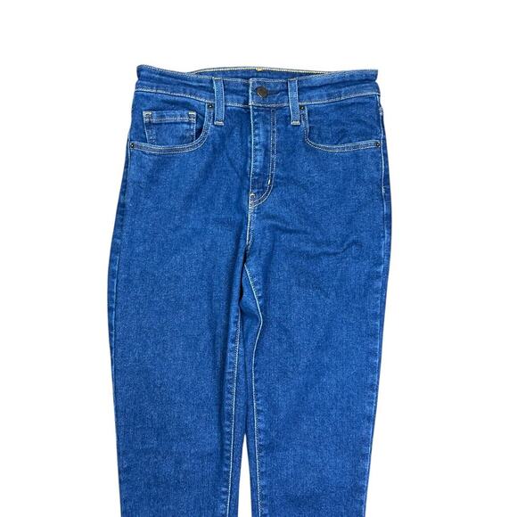 Levi's 721 High Rise Skinny Jeans Nondistressed Blue Denim size 28 W28 L30 Levis - Picture 3 of 7